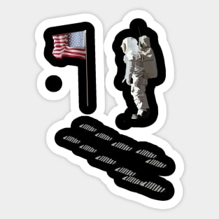 Moon Walk Sticker